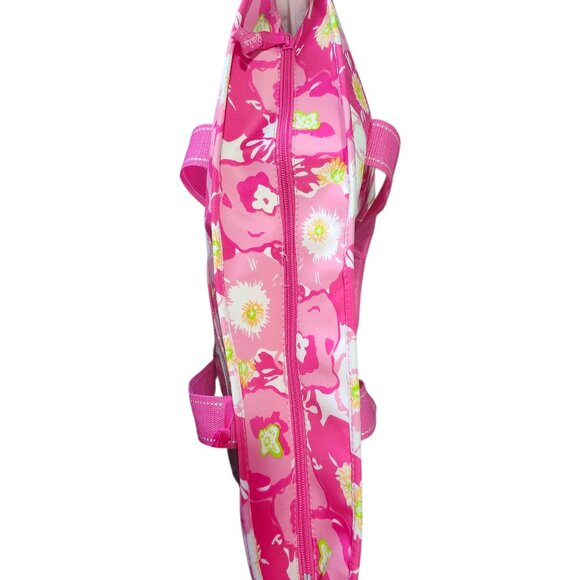 Lilly Pulitzer Scarlet Begonia Insulated Cooler Bag Cork Screw and bottle Opener - Picture 9 of 10